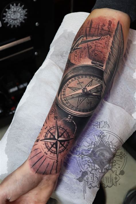 Discover 78 Compass Tattoo Design On Hand Super Hot Vn