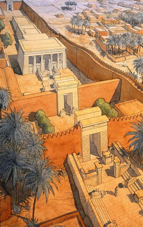 Ancient Egypt Architecture Drawing