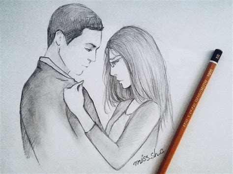 Boy And Girl In Love Drawing At Getdrawings Free Download