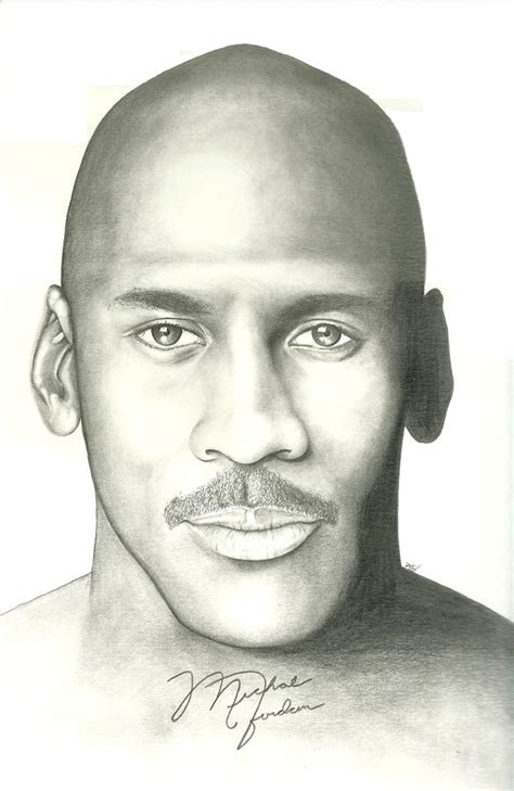 Michael Jordan Drawing By Scott Williams