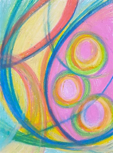 Hold Abstract Oil Pastel Drawing 9 X 12 Etsy Oil Pastel Drawings