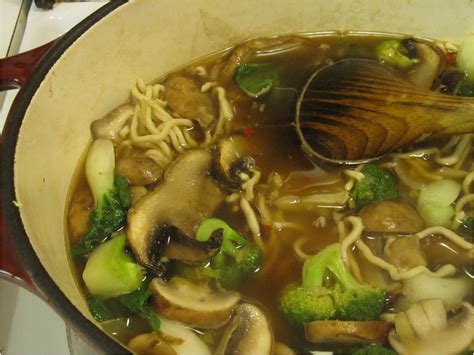 Maybe you would like to learn more about one of these? Edible biology: Miso soup with tofu, broccoli, bok choy ...