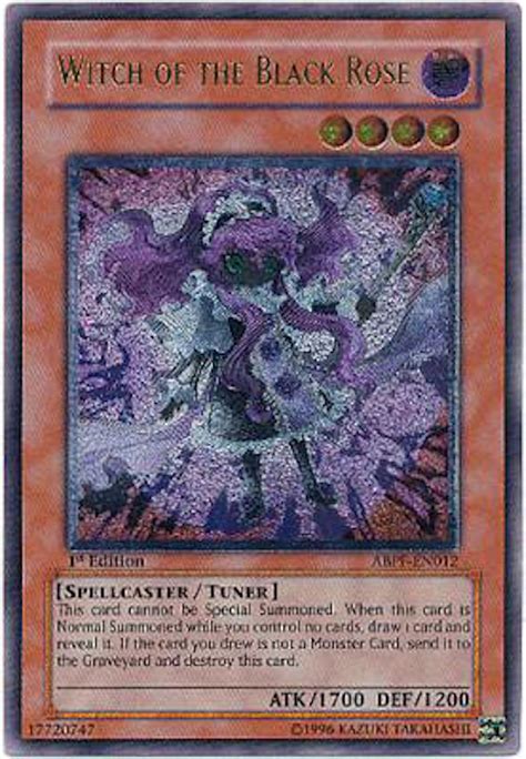Yu Gi Oh Absolute Powerforce Single Witch Of The Black Rose Ultimate Rare Da Card World