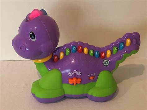 Leap Frog Lettersaurus Alphabet Pal Dinosaur Purple Leapfrog Toy