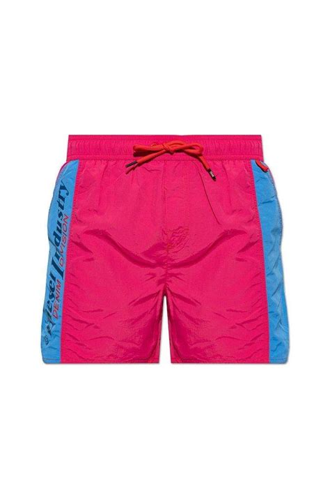 Diesel Bmbx Caybay Swim Shorts In Pink For Men Lyst