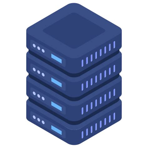 Server Data Network And Communication Icons