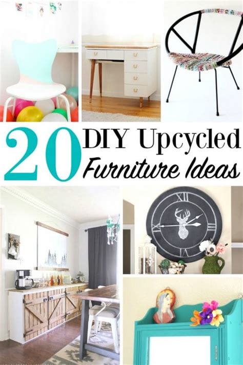 20 Diy Upcycled Furniture Ideas Home Projects Recycle Items
