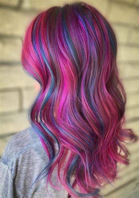 Perfect Shades Of Pink And Purple Hair Colors In 2018 Funky Hair Colors