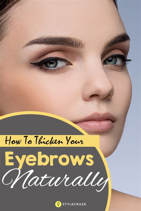 How To Make Your Eyebrows Thicker With Makeup Saubhaya Makeup
