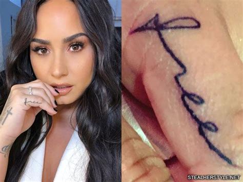 Demi Lovato S Tattoos And Meanings Steal Her Style