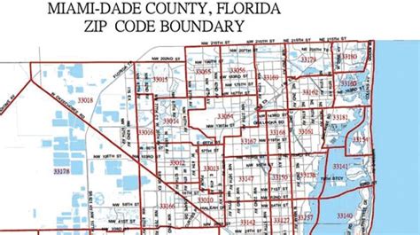 Miami Dade County Zipcode Map Maps For You