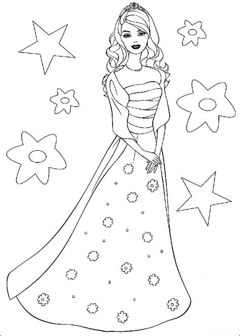 Barbie princess printable coloring pages are a fun way for kids of all ages to develop creativity, focus, motor skills and color recognition. Barbie Coloring Pages Printable To Download
