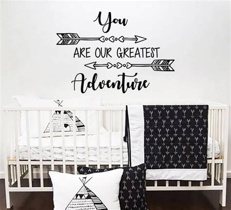 You Are Our Greatest Adventure Wall Decal Nursery Quote Etsy
