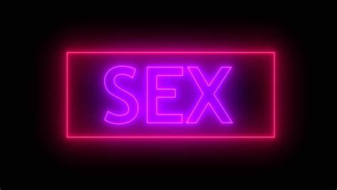 Neon Sex Sign 3d Rendering Stock Footage Video 100 Royalty Free 34209823 Shutterstock