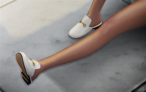 Sims 4 Cc Princetown Slippers Sfs Sims 4 Cc Shoes Sims 4 Gucci