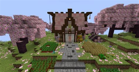 House Cherry Blossoms Cute Minecraft Houses Blossom House Minecraft