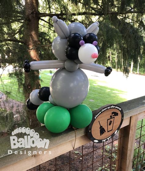 Raccoon Balloon Animal Balloon Delivery Balloon Animals Balloon