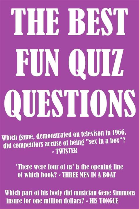 Fun Quiz Fun Quiz Fun Quiz Questions Quiz Questions And Answers