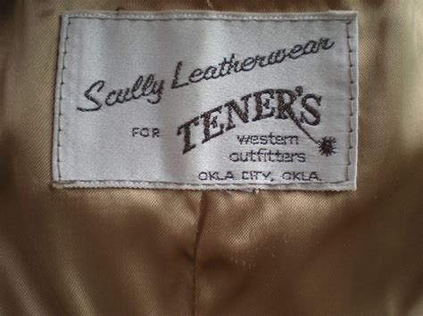 Womens Vintage Leather Vest Size Medium By Scully Leatherwear For Tener