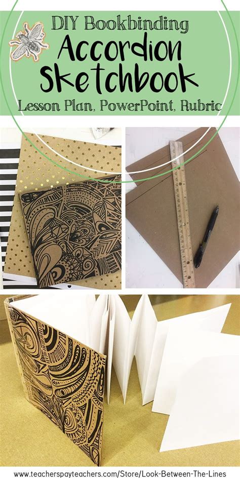 This Diy Book Binding Technique Is For Accordion Sketchbooks In Each