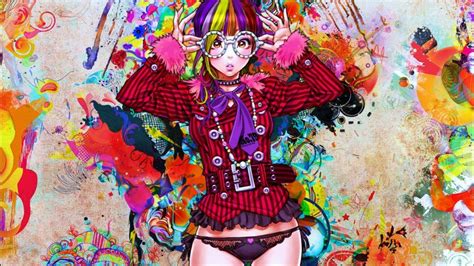 Colorful Anime Hd Wallpaper Art And Paintings