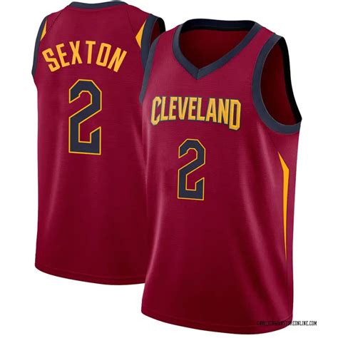 Cleveland Cavaliers Swingman Collin Sexton Maroon Jersey Icon Edition Men S