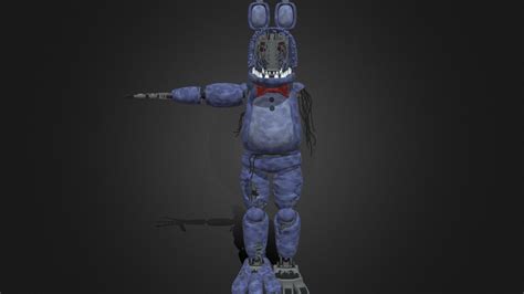 Withered Bonnie By Thudner Download Free 3d Model By Gotbeans Owen