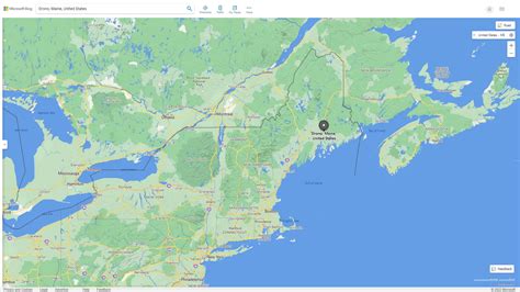 Orono Maine Map