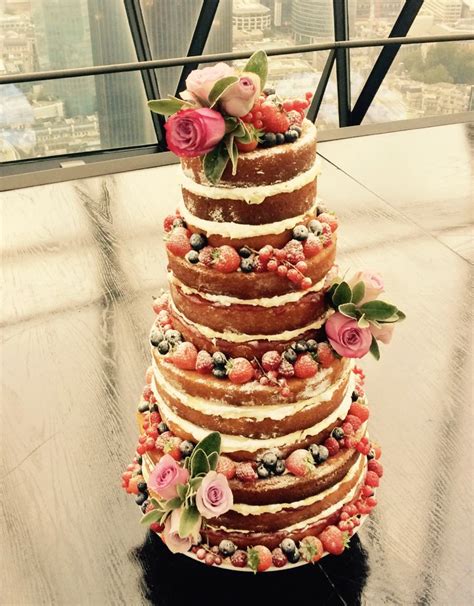 Naked Wedding Cakes Gallery Katy Made Cakes North London Cakes Katymadecakes Co Uk