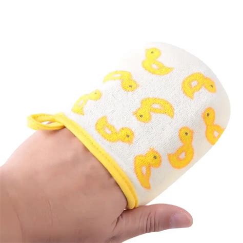 Cotton Baby Bath Shower Sponge Cartoon Mittens Kids Bath Brushes