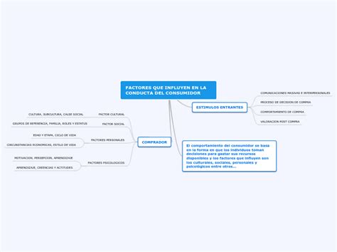 Factores De La Conducta Del Consumidor Mind Map The Best Porn Website