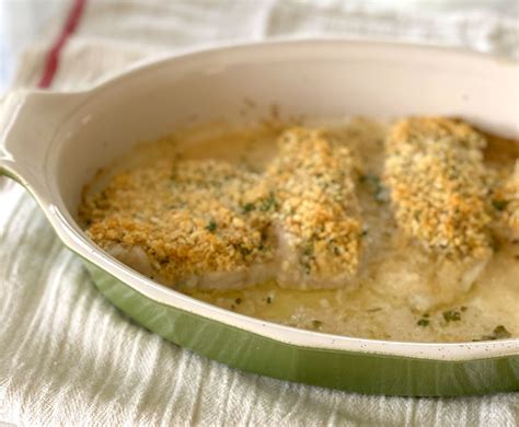 Baked Cod With Garlic And Herb Ritz Crumbs A Feast For The Eyes