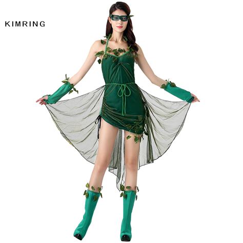 Kimring Sexy Women Ivy Costume Poison Ivy Cosplay Costumes Adult Women