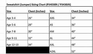 Size Charts Power Nation