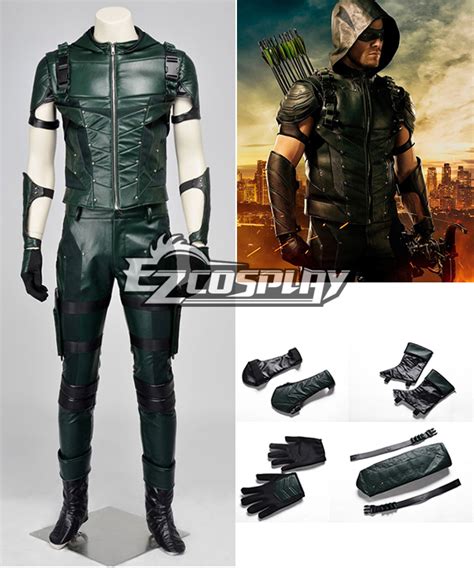 Dc Comics Green Arrow Season 4 Oliver Queen Cosplay Costume Cosplay