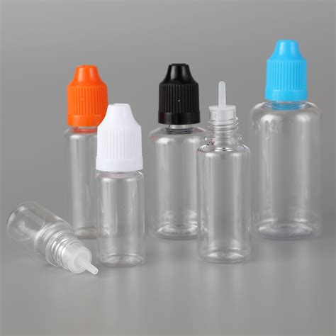 5ml 100ml Pet Clear Dropper Bottles Plastic Containers Pbottle