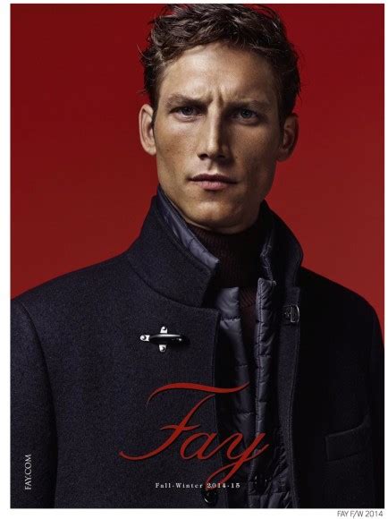 Roch Barbot Models Urban Smart Styles For Fay Fallwinter 2014 Ad Campaign The Fashionisto