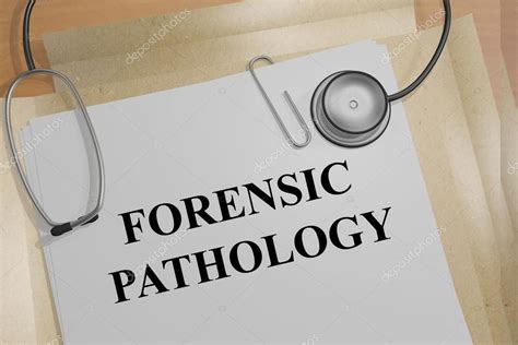 Forensic Pathology Concept — Stock Photo © Premiumshots 104656634