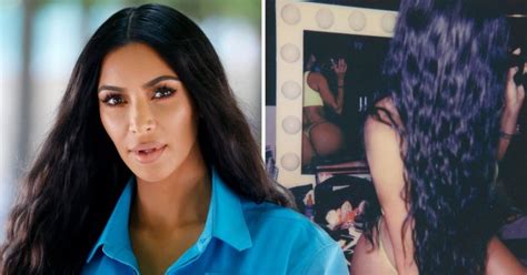kim kardashian s thirsty side rears itself once more in belfie metro news