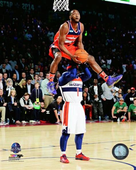 Posterazzi John Wall Slam Dunk Contest 2014 Nba All Star Game Action