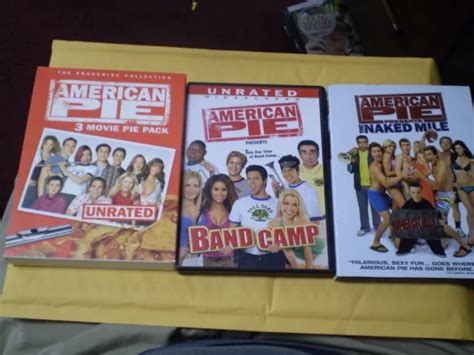 American Pie Comedy Dvd Lot American Pie Wedding Naked Mile