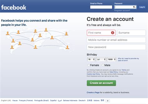 Open New Facebook Account How To Open A New
