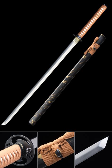 Chokuto Sword Handmade Japanese Chokuto Ninjato Sword 1060 Carbon