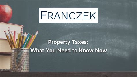 Property Taxes What You Need To Know Now Youtube