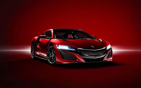 Red Supercar Acura Nsx 2016 Wallpaper Download 5120x3200