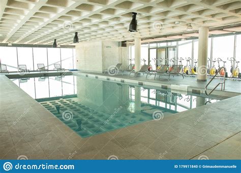Large Modern Indoor Swimming Pool Stock Photo Image Of Healthy Sport
