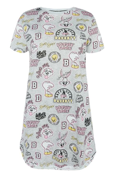Primark Looney Tunes Nightshirt Night Shirt Pajama Outfits