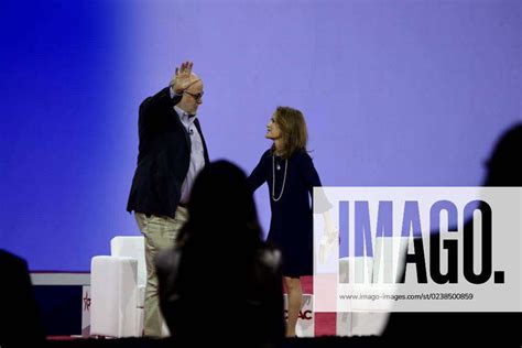 Mark Levin And Julie Strauss Levin At Cpac Covention Protecting America