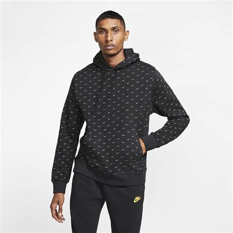 Buy Nike Pullover Hoodie With Swoosh Logo In Stock