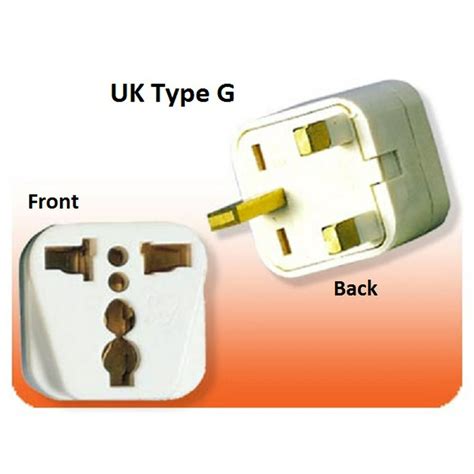 Us Usa To Uk England Ireland Plug Adapter Type G British American To